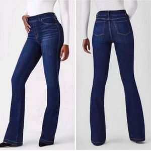 SPANX Dark Blue Bootcut Flare Jeans